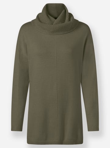 Heine Longpullover in khaki