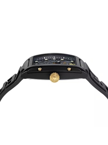 Versace Analoguhr für Damen in Schwarz