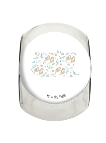 Mr. & Mrs. Panda Kaffeedose Otterliebe Design ohne Spruch in Weiß
