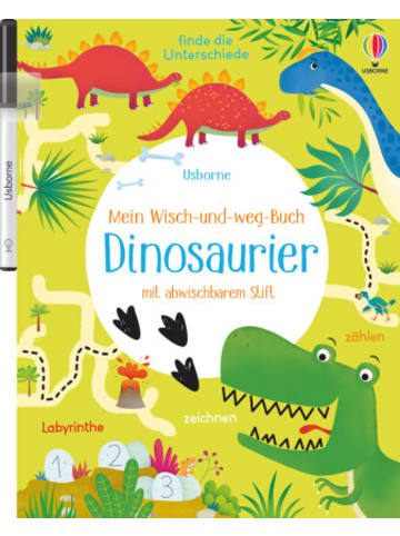 Usborn Buch - Mein Wisch-und-weg-Buch: Dinosaurier