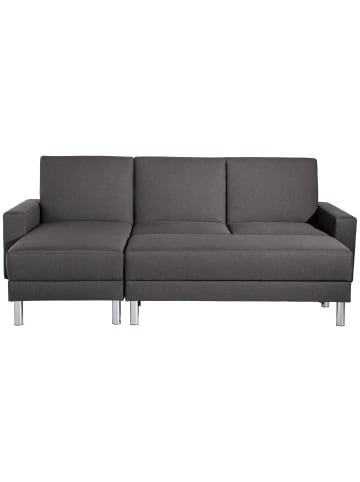 58 aufm Kessel FUNKTIONSSOFA mit Hocker Katryna Flachgewebe anthrazit