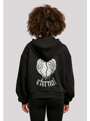 F4NT4STIC Organic Oversized Hoody Valentines Streetwear in schwarz