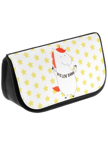 Mr. & Mrs. Panda Kulturbeutel Einhorn Dankeschön ohne Spruch in Weiß