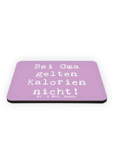 Mr. & Mrs. Panda Magnet Spruch Oma Kalorien mit Spruch in Lavendeltraum