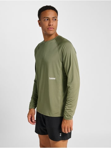 Hummel T-Shirt Hmlpulse Herren in DEEP LICHEN GREEN