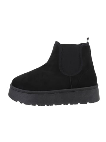 Ital-Design Stiefelette in Schwarz