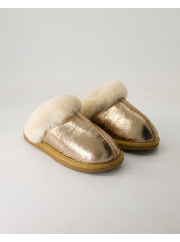 Shepherd Gefütterte Hausschuhe in Gold