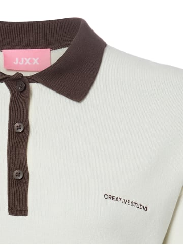 JJXX Poloshirt JXVilda in ecru mocca - 0001