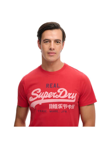 Superdry T-Shirt 1er Pack in Rot