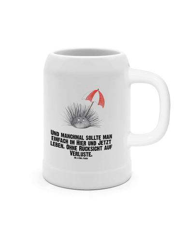 Mr. & Mrs. Panda Humpen Seeigel mit Spruch in Weiß