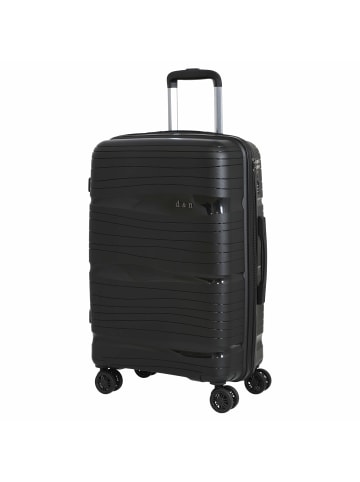 D&N Travel Line 4300 - 4-Rollen-Trolley M 66 cm in schwarz