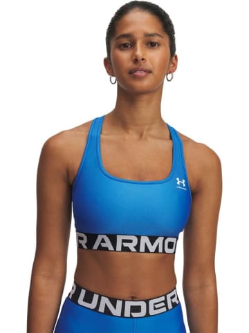 Under Armour Sport-BH "Heatgear Mid Branded" in Blau