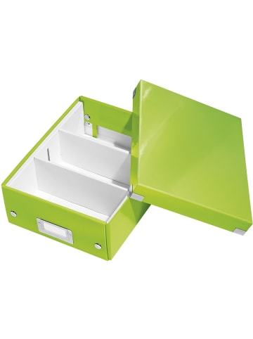 Leitz Organisationsbox Click & Store Wow Klein Graukarton grün