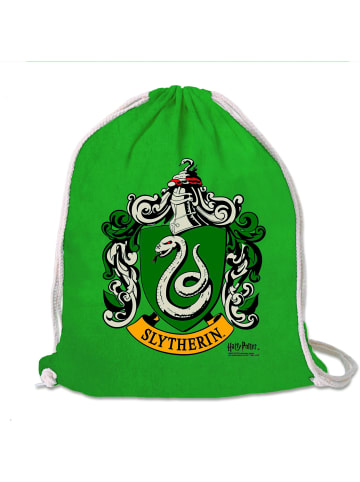 Logoshirt Turnbeutel Harry Potter - Slytherin Logo in grün