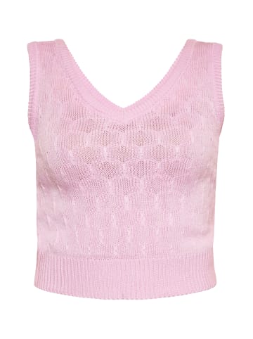 Swirly Damen Pullunder in Pink