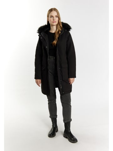 DreiMaster Vintage Winterparka in Schwarz