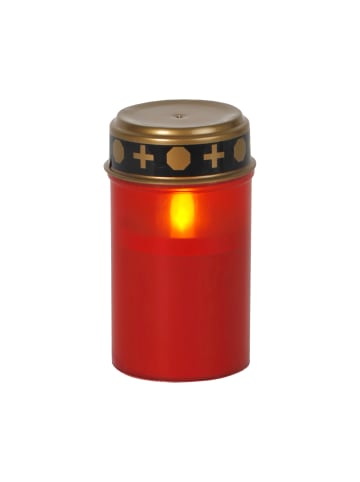 STAR Trading LED Grablicht 'Serene', Timer, rot, 12cm