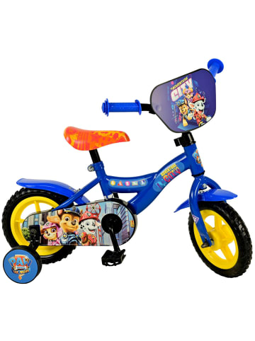 Volare Kinderfahrrad Paw Patrol 10 Zoll Kinderrad in Blau Fahrrad 2 Jahre