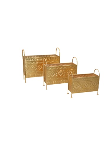 möbel-direkt Pflanzgefäße-Set 3tlg. Markus in goldfarben