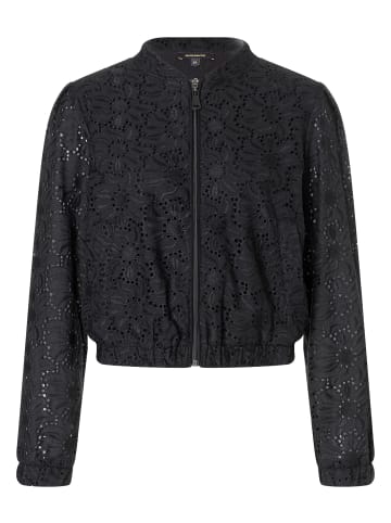 More & More Spitzenblouson in black