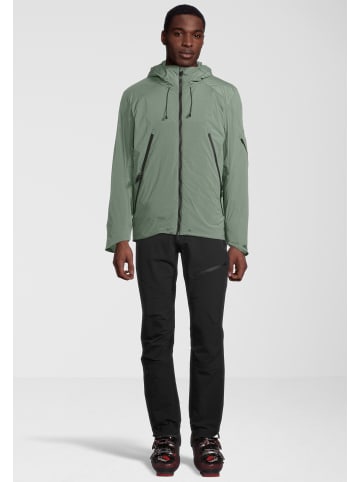 rh+ Isolationsjacke 3 Elements Padded Hoody in ivy green