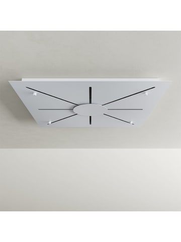 s.LUCE Mehrfach Hängeleuchten-Baldachin Modular XL in Weiß