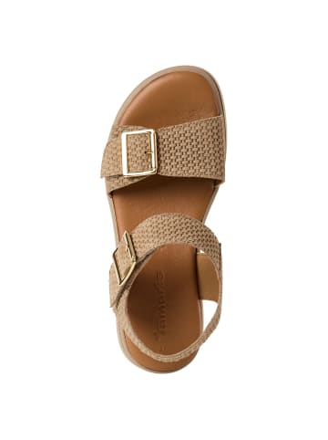 Tamaris Sandalette in TAUPE STRUCT.