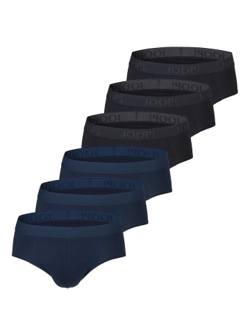 JOOP! Slip 6er Pack in Schwarz/Blau