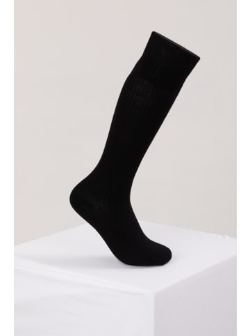 CASH-MERE.CH Kniesocken in Schwarz