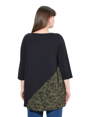 Ulla Popken Longshirt in schwarz