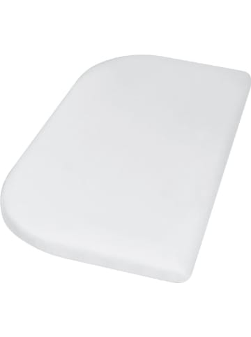 Playshoes Bettlaken "Jersey-Spannbettlaken 81x42+10 cm" in Weiß