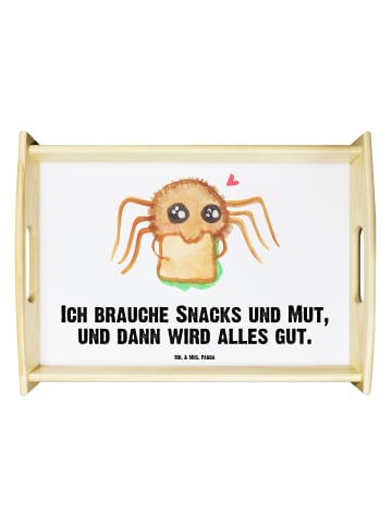 Mr. & Mrs. Panda betttablett Spinne Agathe Sandwich mit Spruch in Weiß