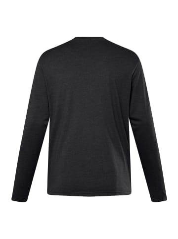 Men Plus Kurzarm T-Shirt in schwarz