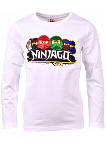 Legowear Langarmshirt Lego® Ninjago in Weiß