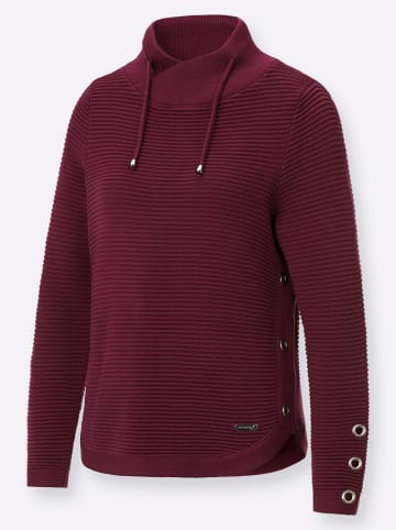 WITT WEIDEN Langarm-Pullover in bordeaux