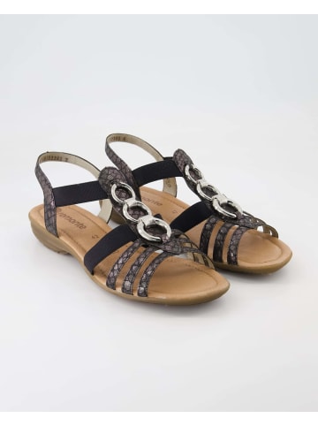 remonte Sandalen in Schwarz