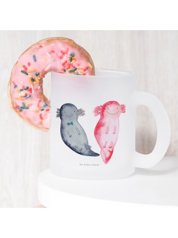 Mr. & Mrs. Panda Becher Axolotl Freundin ohne Spruch in Transparent