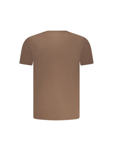 Aeronautica Militare Braun Baumwolle Herren T-Shirt