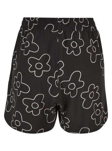 Urban Classics Urban Classics Damen Ladies AOP Viscose Resort Shorts in blackflower