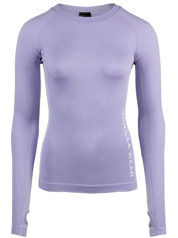 Gorilla Wear Nahtloses Langarmshirt - Selah - Violett