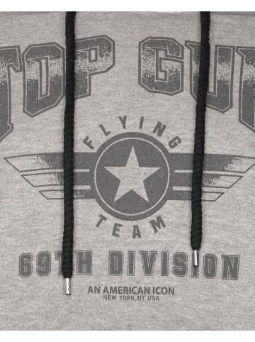 TOP GUN Hoodie TG20212102 in light grey