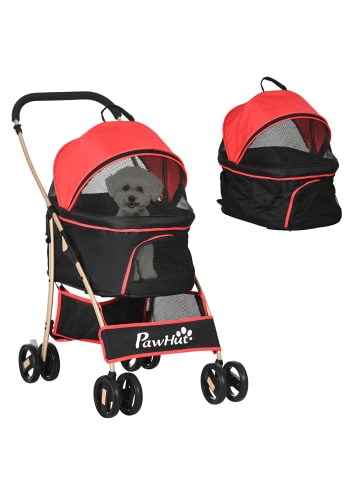 Pawhut Hundetrolley 82L x 49,5B x 98H cm