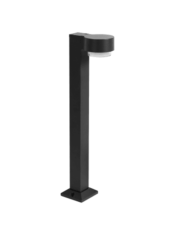 Beliani Pollerleuchte ANOIA in Schwarz - (W) 10 x (H) 60 x (L) 16 cm