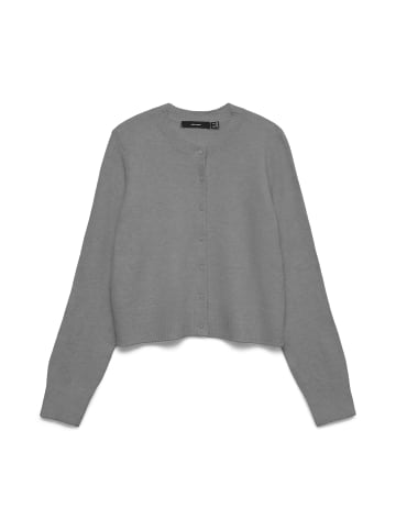 Vero Moda VMMACY LS O-NECK CARDIGAN in Medium Grey Melange