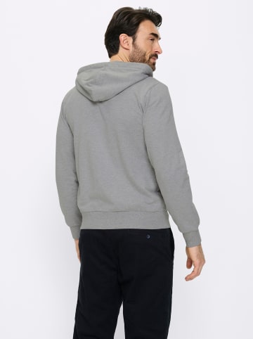 WITT WEIDEN Kapuzensweatjacke in grau-meliert