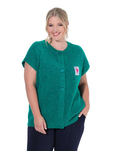 MIAMODA Strickjacke in tanne