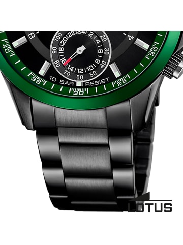 Lotus Chronograph-Armbanduhr Lotus Classic schwarz groß (ca. 43mm)