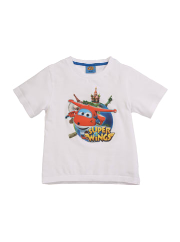 ONOMATO! T-Shirt kurzarm Super Wings in Weiß