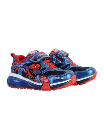 Geox Ledersneakers Kind J Bayonyc Blau