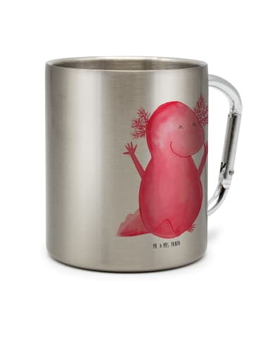 Mr. & Mrs. Panda thermotasse Axolotl Hurra ohne Spruch in Silber
